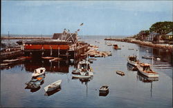 Rockport Harbor on Cape Ann Massachusetts Postcard Postcard Postcard