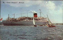 "Ocean Monarch", Bermuda Postcard