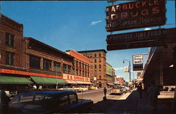 Ashmun Street Looking North Sault Ste. Marie, MI Postcard Postcard Postcard