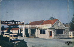 Don Dee Court and Restaurant New Market, VA Postcard Postcard Postcard
