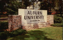 Auburn University Alabama Postcard Postcard Postcard