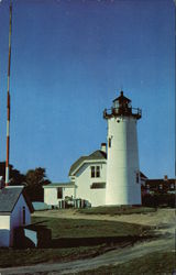 A Cape Cod Lighthouse, Chatham Light Postcard