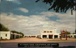 El Camino Lodge and Dining Room Albuquerque, NM Postcard Postcard Postcard