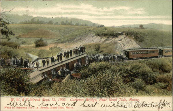 W.W. & F. Wreck Head Tide Maine