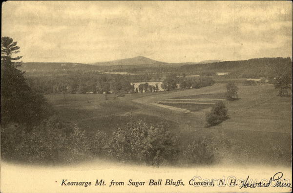 Kearsarge Mt. from Sugar Ball Bluffs Concord New Hampshire