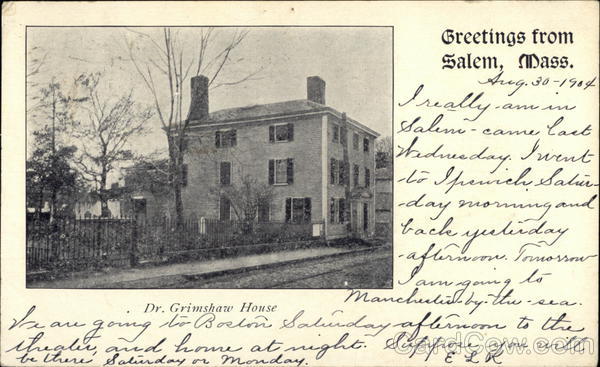 Dr. Grimshaw House Salem Massachusetts