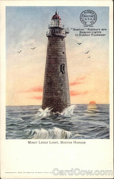 Minot Ledge Light, Boston Harbor Massachusetts