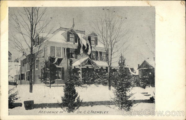 Residence of Dr. C.C. Trembley Albany New York