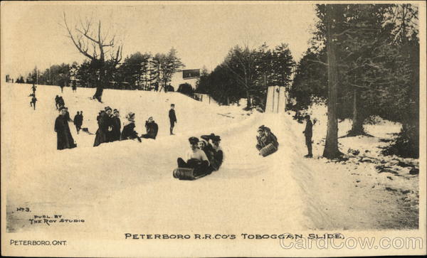 Peterboro R.R. Co's Toboggan Slide Peterborough ON Canada
