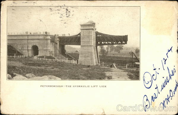 The Hydraulic Lift Lock Peterborough ON Canada Ontario