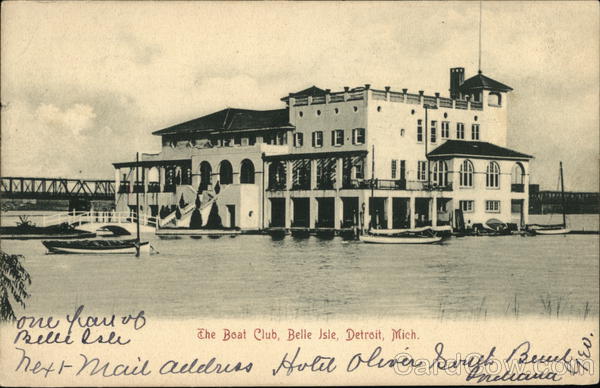 The Boat Club, Belle Isle Detroit Michigan