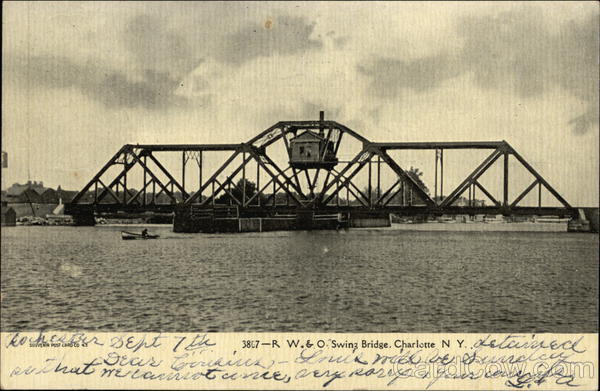 R. W. & O. Swing Bridge Charlotte New York