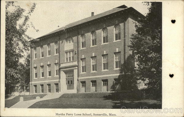 martha Perry Lowe School Somerville Massachusetts