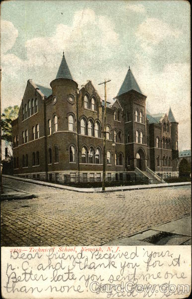 Technical School Newark New Jersey