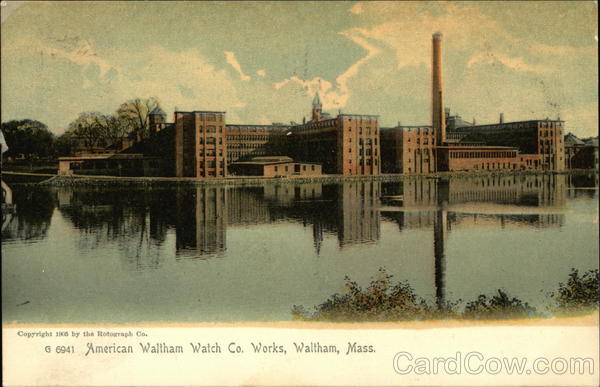 American Waltham Watch Co. Works Massachusetts