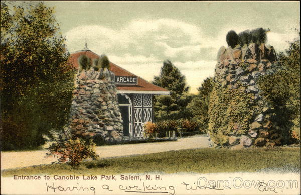 Entrance to Canobie Lake Park Salem New Hampshire