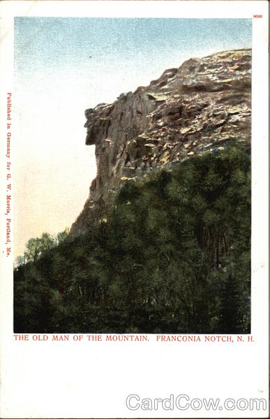 The Old Man of the Mountain Franconia Notch New Hampshire