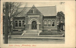 Public Library Postcard