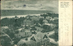 Palisades from Lake Avenue Water Tower Postcard