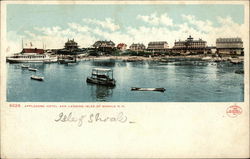 Appledore Hotel and Landing Isles of Shoals, NH Postcard Postcard Postcard