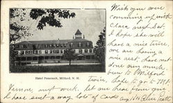 Hotel Ponemah Milford, NH Postcard Postcard Postcard