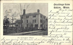 Dr. Grimshaw House Salem, MA Postcard Postcard Postcard