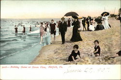Bathing Scene at Ocean View Norfolk, VA Postcard Postcard Postcard