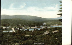 Bird's Eye View Alton Bay, NH Postcard Postcard Postcard