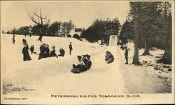 Peterboro R.R. Co's Toboggan Slide Postcard