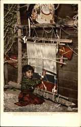 Navajo Weaver, Aged Six Years Navajo Weaver, Aged Six Years