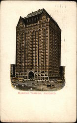 Masonic Temple Chicago, IL Postcard Postcard Postcard