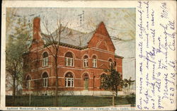 Safford Memorial Library Postcard