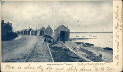 Clam Shanties at "Joppie" Postcard