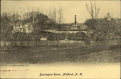Souhegan River Milford, NH Postcard Postcard Postcard