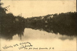 The Mill Pond Greenville, NH Postcard Postcard Postcard