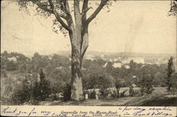 View of Town from Mason Road Postcard