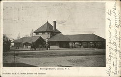 Passenger Station Laconia, NH Postcard Postcard Postcard