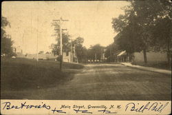 Main Street Greenville, NH Postcard Postcard 