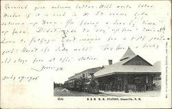 B & M R.R. Station Greenville, NH Postcard Postcard Postcard