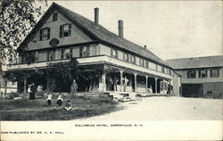 Columbian Hotel Greenville, NH Postcard Postcard Postcard