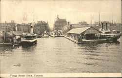 Yonge Street Dock Postcard