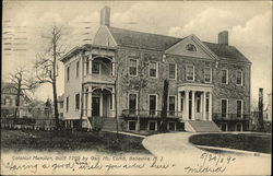 Colonial Mansion Belleville, NJ Postcard Postcard Postcard