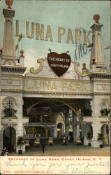 Luna Park Postcard