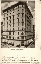 Masonic Temple Boston, MA Postcard Postcard Postcard