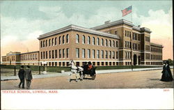 Textile School Lowell, MA Postcard Postcard Postcard