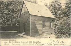 Old First Meeting House Salem, MA Postcard Postcard Postcard