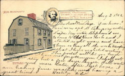 Nathaniel Hawthorne's Birthplace Salem, MA Postcard Postcard Postcard