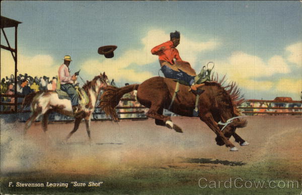 F. Stevenson Leaving Sure Shot Rodeos
