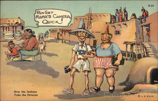 Now the Indians Take the Pictures Comic, Funny