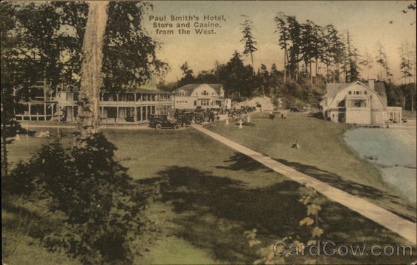 Paul Smith's Hotel, Store and Casino, From the West Paul Smiths New York